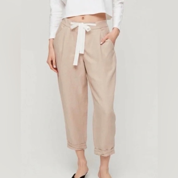 NWOT Wilfred Allant Linen Trousers Sz 2 - Picture 2 of 11